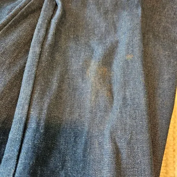 Vintage American West Denim Jacket 80s Womens Small Ranch Coat Western Chore - Picture 8 of 11